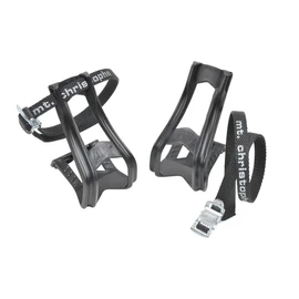 Zefal 43 Christophe MTB Toe-Clips - Small/Medium, Black