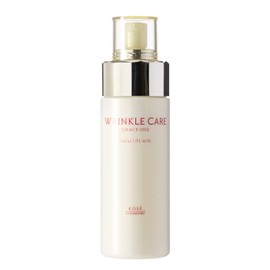 Grace One KOSE Wrinkle Care Moist Lift Milk, Smooth Elongation, Elongation, Milk Lotion, Wrinkle Improvement, Wrinkle Niacin, Hali, Luster, Beautiful Skin, Aging Care, Cream, Relaxing Floral Scent,