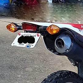 crazy sport Brake Tail Light License Plate Holder LED For HOND CRF250L CRF250M CRF 250L/ 250M Rally 2013-2022 2021 Motorcycle Lamp Tail Tidy Bracket Fender Eliminator