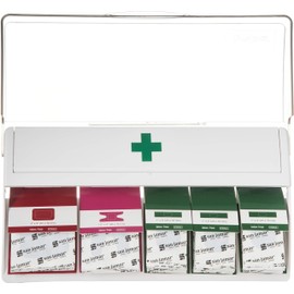 San Jamar MKBD100 Mani-Kare Bandage Dispenser, Blue