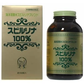 Japan Alge Deep Marine Water Spirulina Blend 100% Spirulina 200mg x 1500 Tablets
