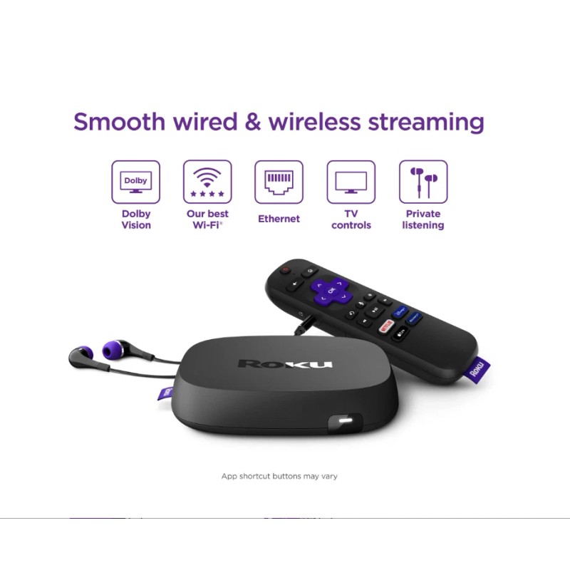 Roku Ultra LT Streaming Player – 4K/HDR, Voice Remote