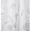 Catherine Lansfield Meadowsweet Floral Tab Top Voile Curtains White