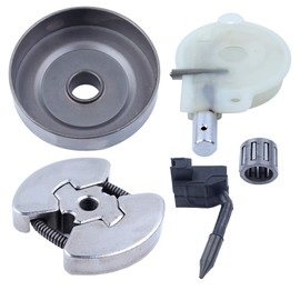 Haishine .325" 7T Clutch Drum Oil Pump Oiler Cage Bearing Kit Fit for Husqvarna 142 141 137 136 36 41 Chainsaw Parts