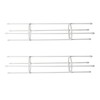 2 Sets Vines Climbing Support Balcony Outdoor Steel Pipe Plant