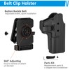 efluky Glock Pistol Holster Paddle Holster Gun Holster Compatible with