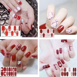 Nail Seals, Set of 12, Just Stick, Nail Wrap, Nail Stickers, Nail Accessories, Women's, Gift, Cute, Popular, Fashionable, Nail Parts (10121)