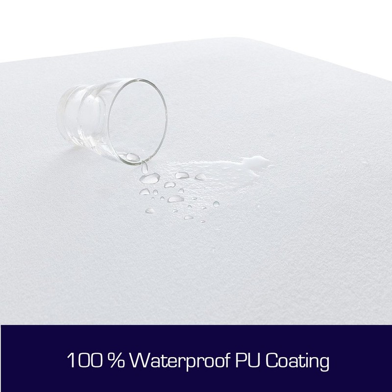 Luxor Cotton Terry Fully Fitted Waterproof Mattress Protector - King