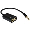 Mr.Gadget Solutions® Gold Plated Headphone Mic Audio Splitter Cable Adapter
