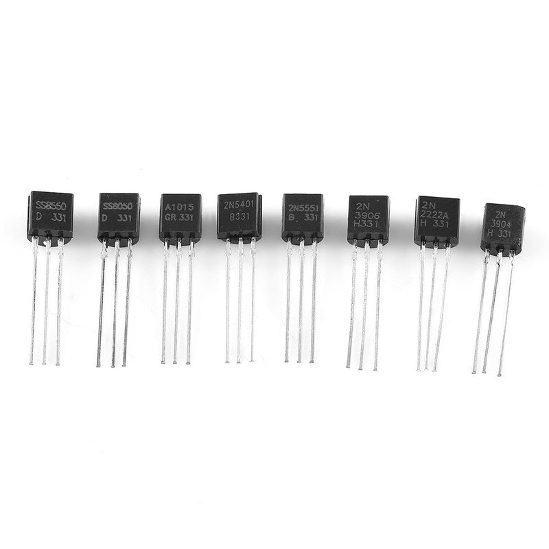 400pcs 24 Values Transistors and Rectifier Diodes Assortment Set With