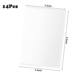 DODUOS 14PCS White 6x4 Magnetic Picture Frame for Fridge Magnets, Magnetic Photo Frames, Fridge Magnet Photo Frame Strong Photo Magnets for Magnetic Frames, Fridge