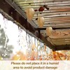DECYOOL Mini Size Paper Wasp Nest Decoy Hanging Fake Wasp