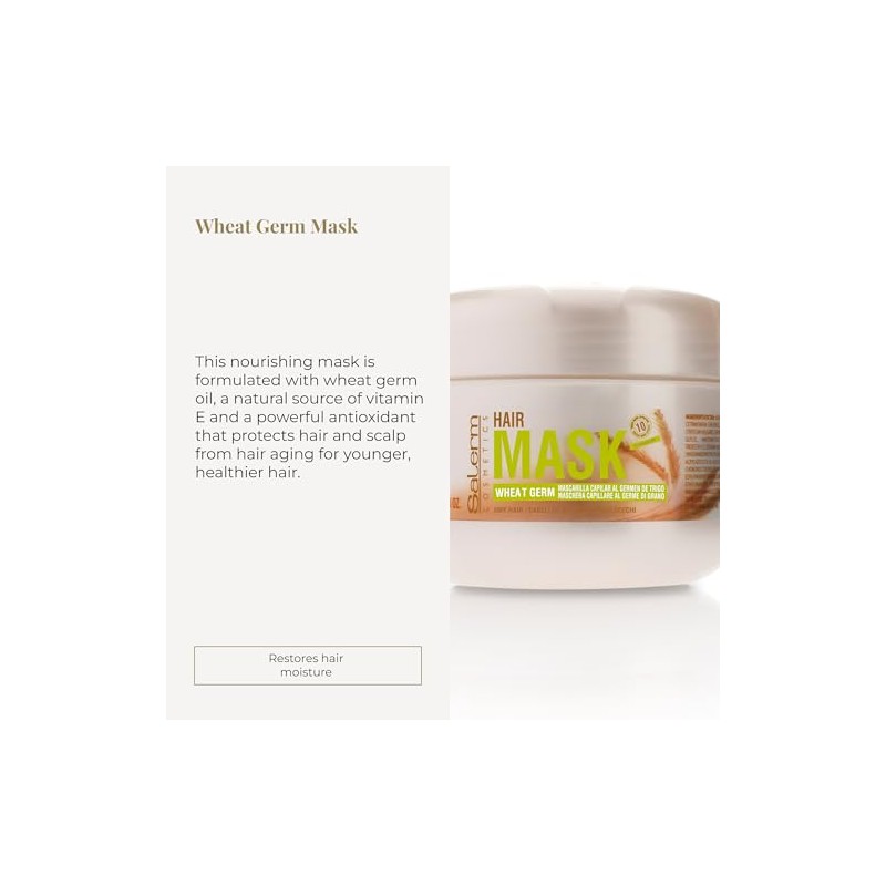 Salerm Wheat Germ Conditioning Treatment (Mascarilla Capilar) 6.74 oz by