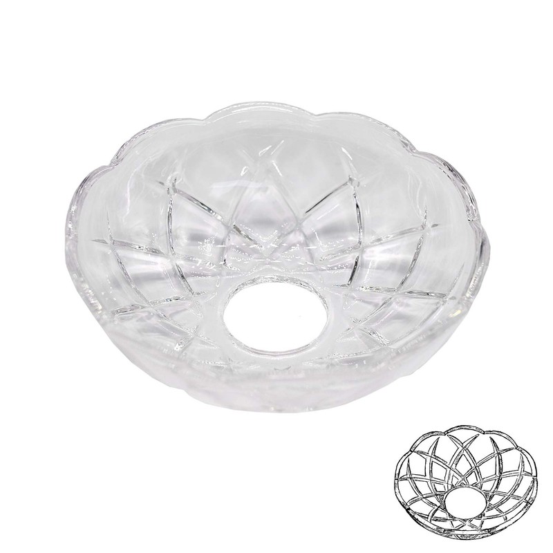 Christoph Palme Leuchten Crystal Light Bowl Diameter 80 mm with