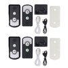 2 Way Voice Intercom IP54 Waterproof Wireless Intercom Doorbells System