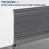 Heonay Flexible Baseboard Molding Trim 4 Inch Self-Adhesive Vinyl Wall