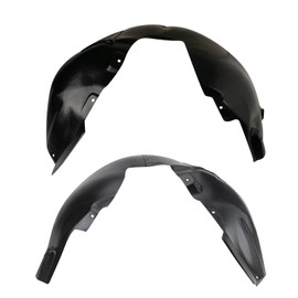 TRQ TRQ Front Inner Fender Liner Set Compatible with 2013-2016 Dodge Dart CH1248200 CH1249200