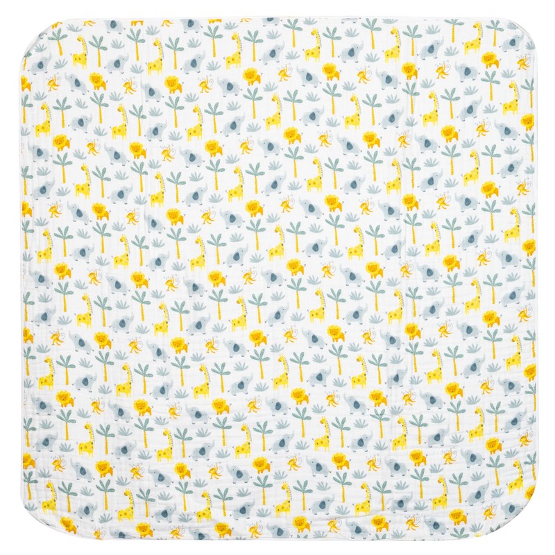 Stephen Joseph, Muslin Stroller Blanket, Zoo