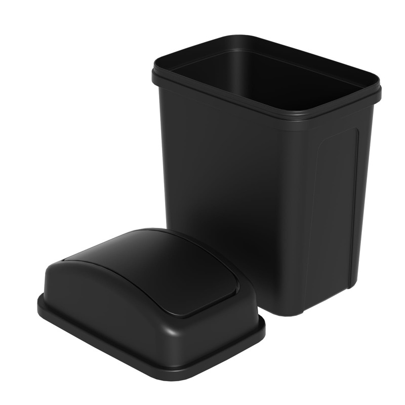 Zopnny 7 L Small Rubbish Bin, Trash Bin for Bathroom