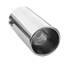Exhaust Tip Trim Car End Pipe Tail Sport Muffler Stainless Steel Chrome Universal
