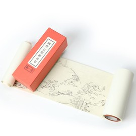 ＪＡＰＡＮ＼ＭＵＳＥＵＭ Choju-Jinbutsu-Giga/Animal Person Caricatures/Japanese Picture Scroll Artwork | Roots of Japanese Manga & Anime | Hand-printed Emakimono (Panel from the First Scroll - Small size)