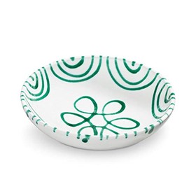 Gmundner 0100 SASA17 Salad Bowl Green-Flamed 17 cm