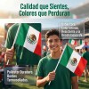 100pzs Banderas México Tela Mini Bandera Mundial Futbol 2026
