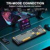 AULA F108 PRO - Wireless Mechanical Keyboard with Screen&Knob,Hot Swappable