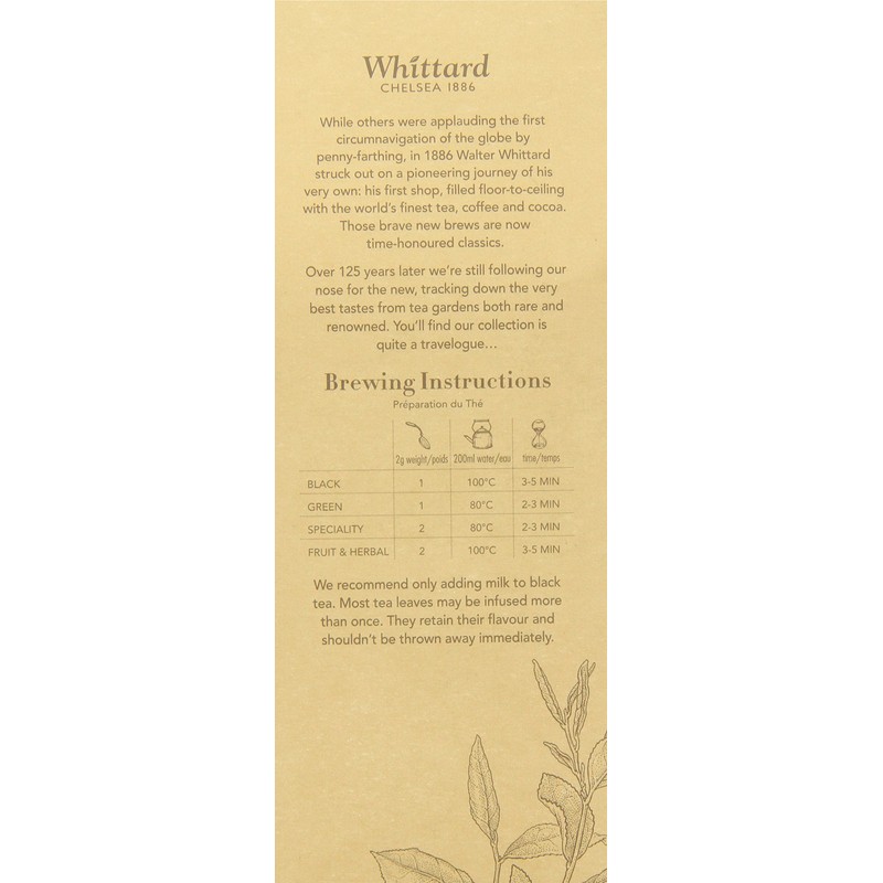 Whittard of Chelsea Earl Grey Loose Tea Pouch 100 g