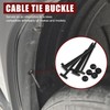 200 Pack Nylon Universal Cable Tie Buckle Zip Tie, Heavy