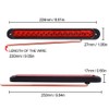 Biqing 1X 15LED Red Stop Brake Light,Universal 12V 24V Trailer