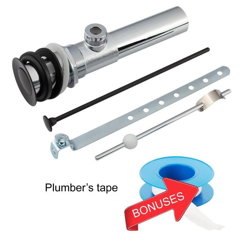 Artiwell Sink Pop-Up Drain Stopper Assembly with Lift Rod and