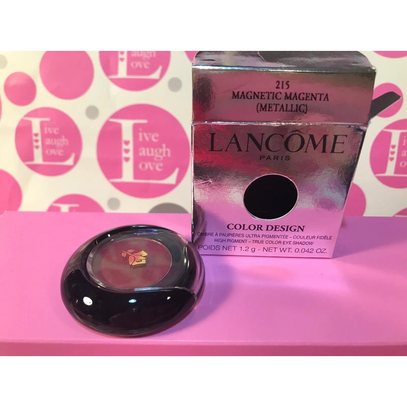 Lancome Color Design Eyeshadow #215 MAGNETIC MAGENTA (METALLIC) - NIB