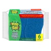 Pine-Sol Non Scratch Scrub Sponges - Double Sided Dish Scrubber