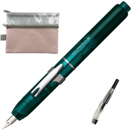 Platinum Curidas PKN7000 Full Nib Pen with Converter Set (#43 Urban Green, M (Medium)), #43 Urban Green