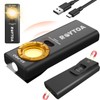 ROYTOA Pocket Flashlight Rechargeable Work Light EDC Slim Flat Flashlight