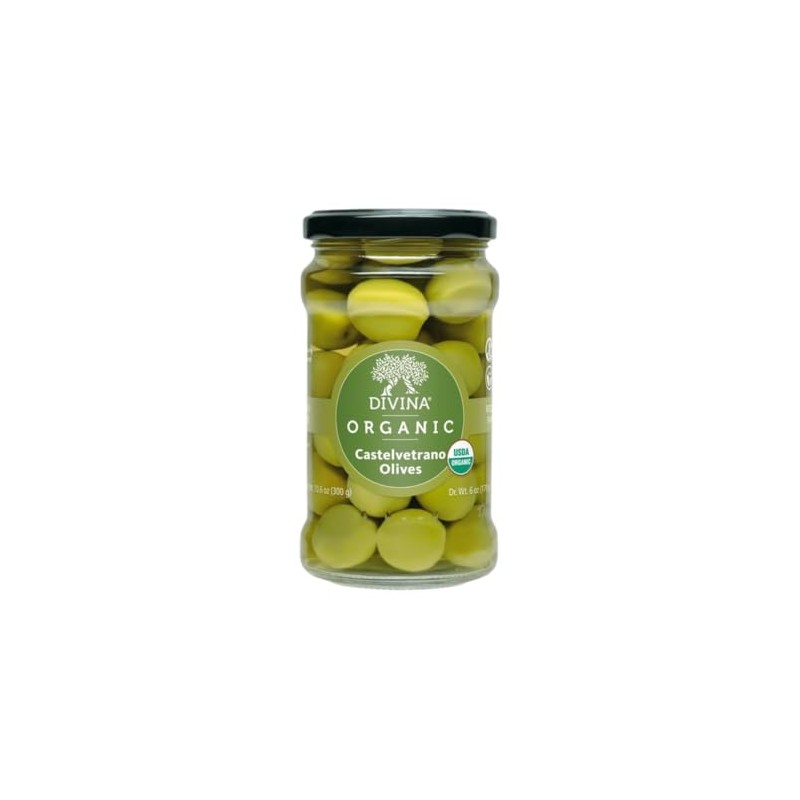 DIVINA Organic Castelvetrano Olives, 10.6 OZ