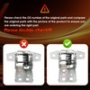 Upper Door Hinge Driver Side Left LH, Compatible with 02-08