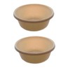 Ybm Home Round Plastic Wash Basin 1147 (2, Beige with