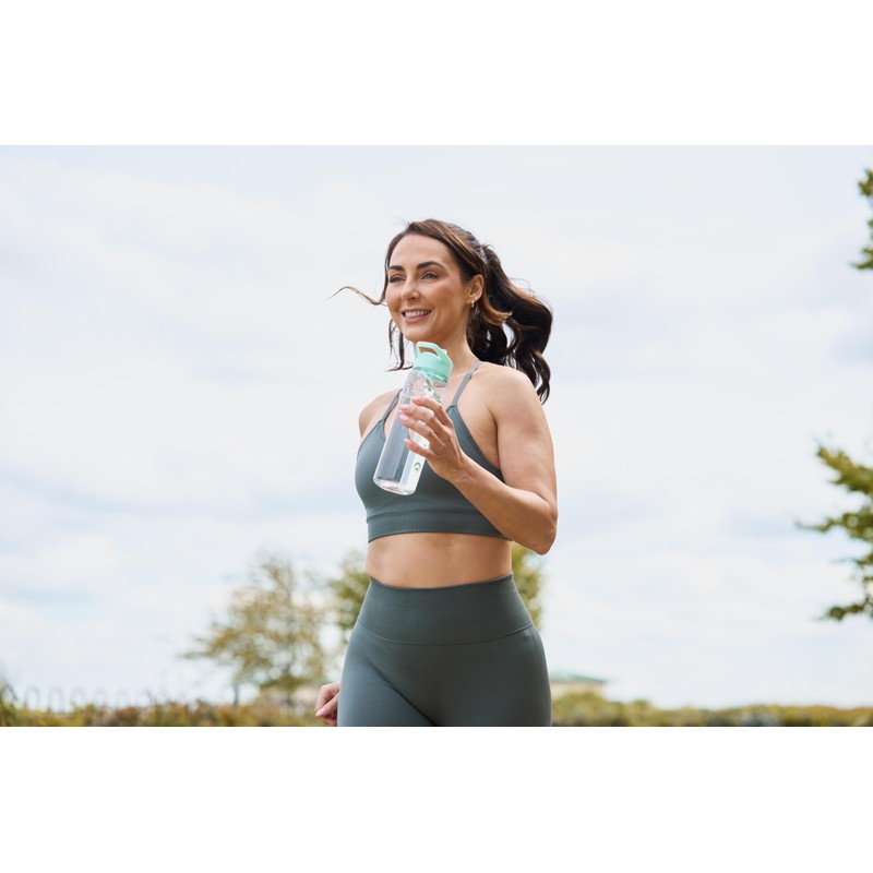 Restore Tritan Tracker Water Bottle, Flip Top, Track Your Goals,