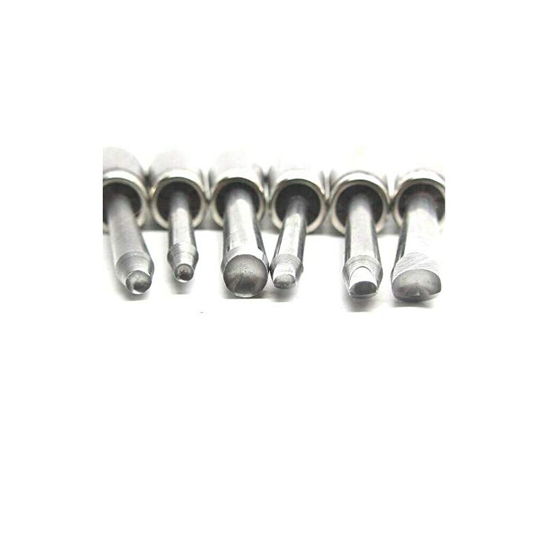 Woodcarving Tool Oval Round Eye Punches Palm Caricature 1/8", 3/16"