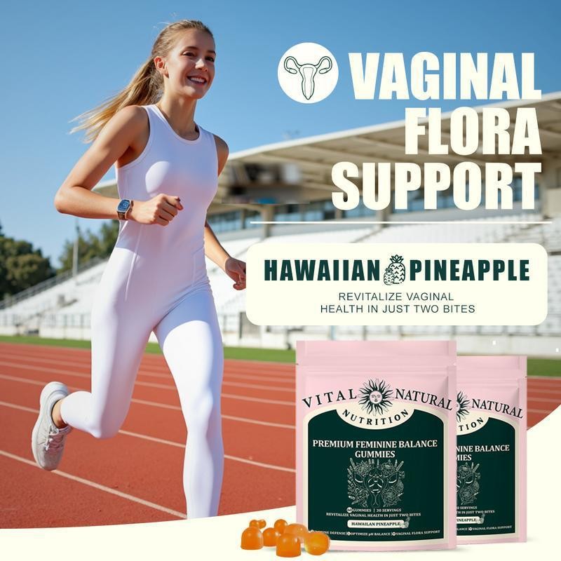 Feminine Balance Gummies – Hawaiian Pineapple (New and Improved Packaging):_120