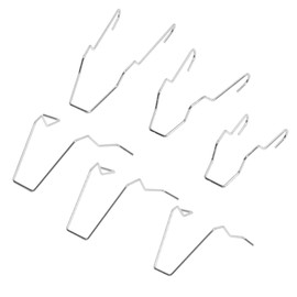 Pack of 6 Headlight Retaining Spring Clamps Made of Steel, Bulb Retaining Spring Clamps, Universal Spring Clips for H1/H3/H4/H7 Bulbs, Replacement Part with OE Reference Number 5ZHSFULLKIT