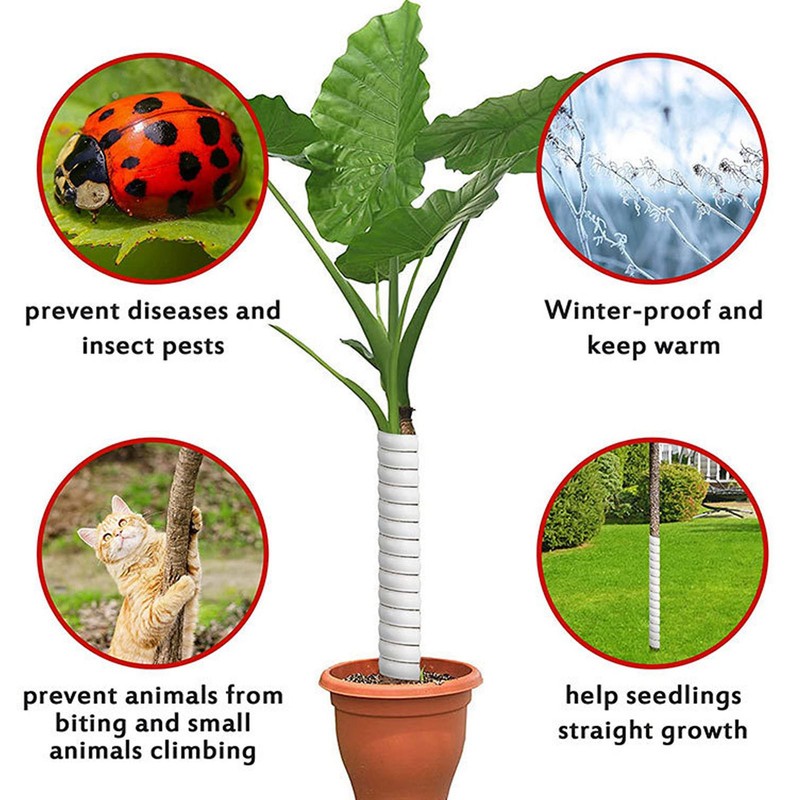 Tree Trunk Protector Plastic Spiral Tree Guard Tree Bark Protector