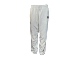 Victoria's Secret Pink Fleece Ivy Relaxed Sweatpants Color White New (US, Alpha, Medium, Regular, Regular, White Racing)