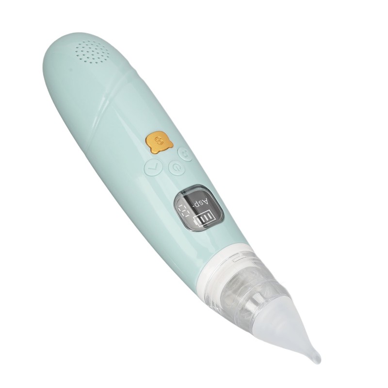 Electronic Infant Nose Aspirator Adjustable Suction Level Music Light Soothe