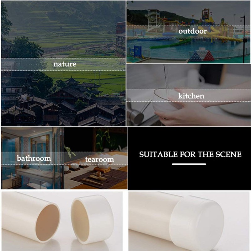 YOFASEN White Pipe Covers - PVC Pipe Cap Fitting -