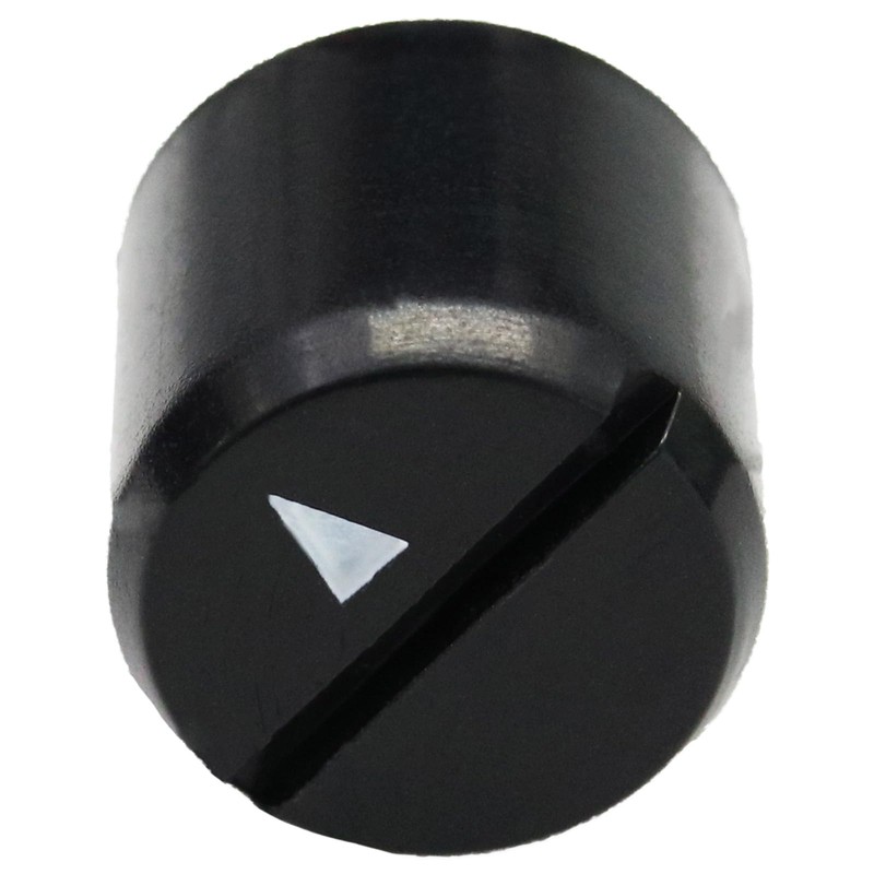 6mm Splined Hole Small Slot-Top Equipment Plastic Control Knob Pack