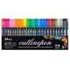 TopHomer Outline Marker Pens, 24 Colours Double Line Outline Pens