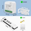 Tedeligo Drahtloses RF WIFI Alexa Smart Rolladenschalter Modul Tedeligo Elektrische